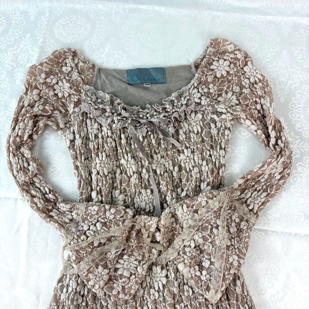 Milkmaid Dress O2 Collection Lace Balletcore Coquette Kawaii Party Autumn S/M